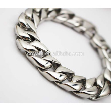 Figaro Chain Punk Men 316L Bracelet en acier inoxydable